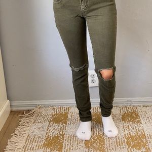 Olive Green Levi’s